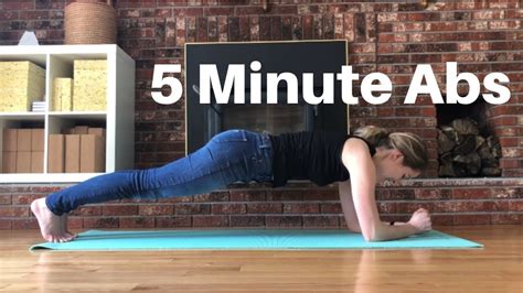 Quick 5 Minute Ab Workout Youtube