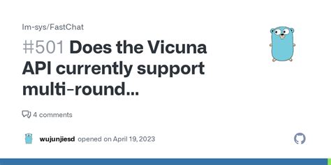 Does the Vicuna API currently support multi-round conversations