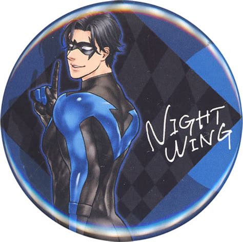 Nightwing Mask Dc Comics Ikemen Trading Badge Collection Goods
