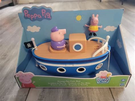 Peppa Pig Peppas Adventures Grandpa Pigs Cabin Boat Vehicle Preschool