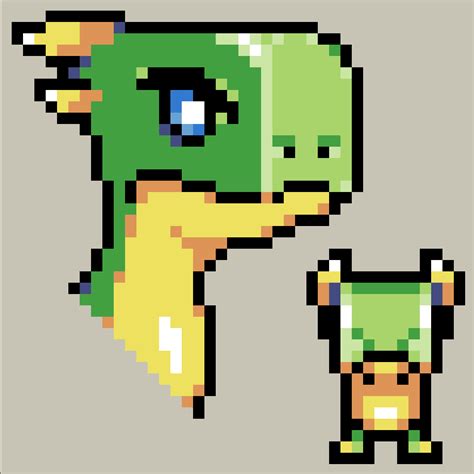 Dragon Pixel Art Pattern