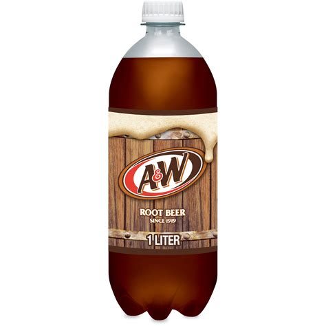 Aandw Root Beer Soda 1 L Bottle