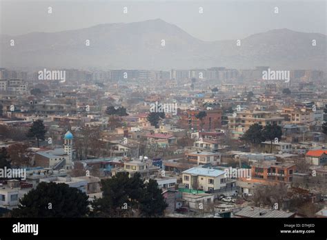 View On The City Of Kabul Afghanistan Stock Photo Alamy
