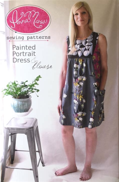 Painted Portrait Blouse And Dress — Anna Maria Horner