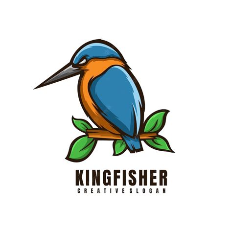 Premium Vector Illustrator Of Kingfisher Mascot Design
