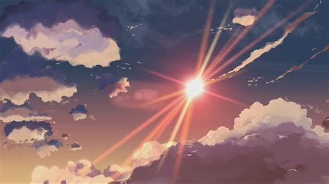 Desktop Wallpaper Aesthetic Anime Sunset Background Pic Insider