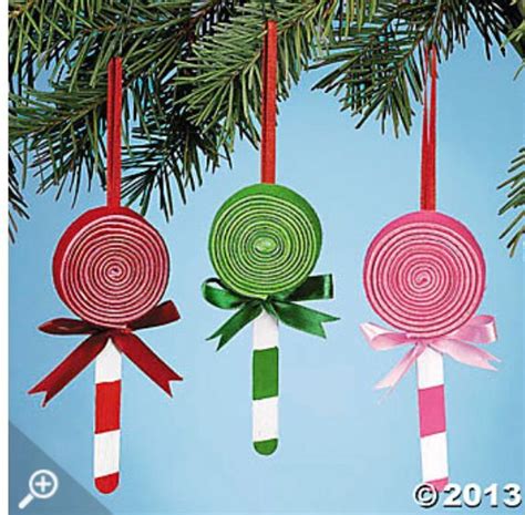 There are so many different ways to make your own ornaments with the family. Lollipop Ornament Craft. Make these sweet ... | Christmas ...