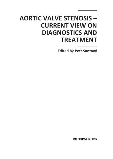 Aortic Valve Stenosis Curr View On Diagnostics Pdf