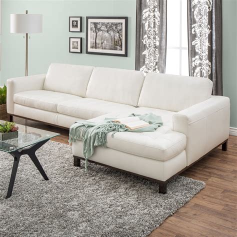 Our Best Living Room Furniture Deals White Leather Sofas Cream