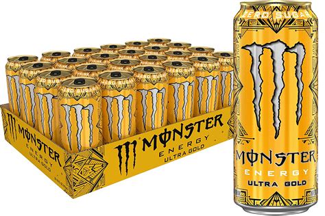 Buy Monster Energy Ultra Gold Sugar Free Energy Drink 16 Ounce Pack