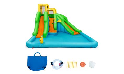 Up To 71 Off On Costway Inflatable Water Park Groupon Goods