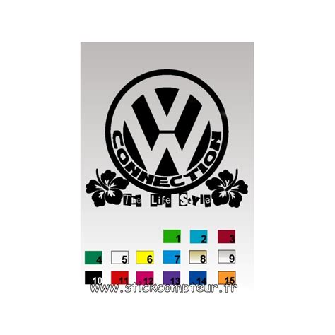 Autocollant Logo Vw Connection