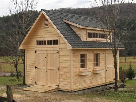 The single slope roof makes this shed easier to build. Shed Plans - Vermont Sheds and Barns Custom Built on site - vermont custom sheds Now You Can ...