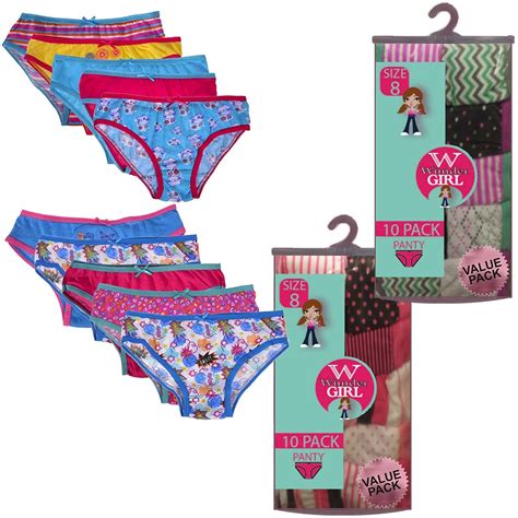 Wholesale Girls Panties Assorted Prints Sizes 4 14 Dollardays