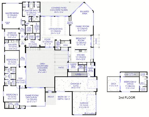 House plans with a courtyard allow you to create a stunning outdoor space that combines privacy with functionality in all the best ways. oconnorhomesinc.com | Charming House Plans With Courtyard ...