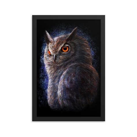Night Owl Painting Original Painting Justin Fowler Art