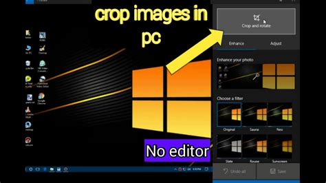 How To Crop Image In Windows 10 Crop Photos In Windows 10 2020