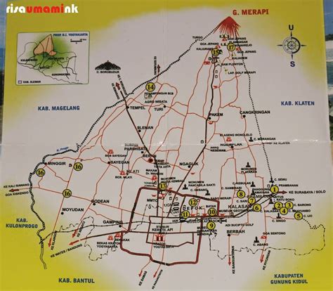 Peta Wisata Yogyakarta Newstempo