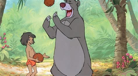 Baloo Teaches Mowgli About The Bare Necessities Of Life Jungle Book