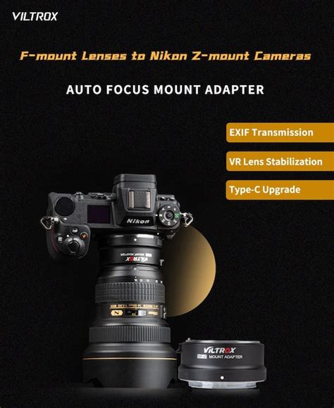 Coming Soon New Viltrox Nf Z Lens Adapter Nikkor F Lens To Nikon Z Body Nikon Rumors