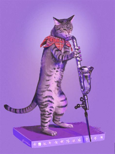 Cat And Bass Clarinet By Vishkeks On Deviantart