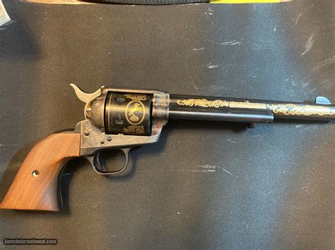 Colt Winchester Engraved Revolver 44 40 Cal