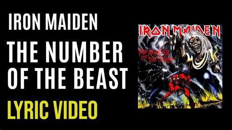 Iron Maiden The Number Of The Beast Lyrics Youtube