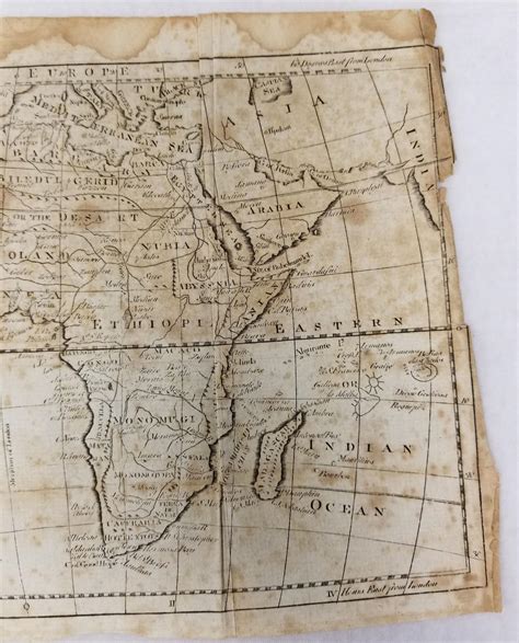Antique 18th Century Fine English Map Of Africa Phinn London 1778 Ebay
