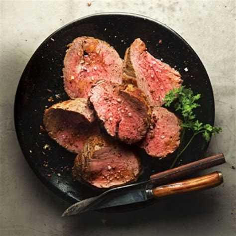 The muscle tissue does very little work, so it is the most tender meat on the animal. Rosemary-Rubbed Beef Tenderloin | Beef tenderloin recipes ...