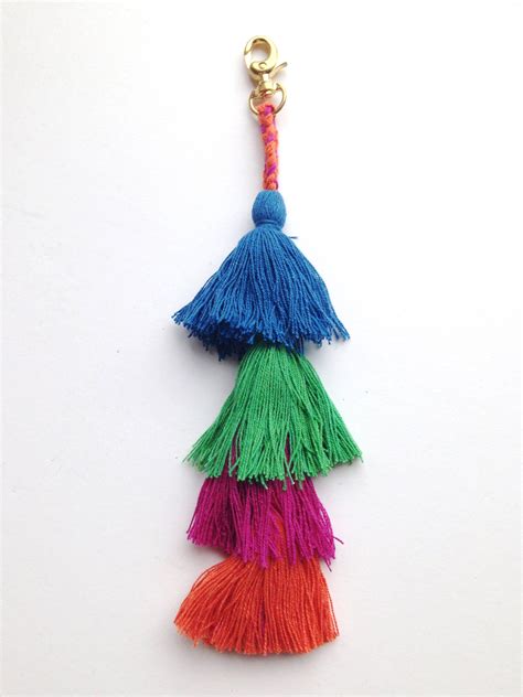 Multi Color Stack Tassel Bag Clip On Straw Bag Tassel Tassel Clip T For Her Bag Accessory
