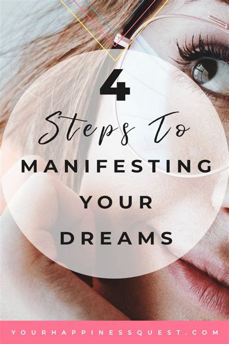 How To Manifest Your Dreams Simple 4 Step Process How To Manifest Dreaming Of You Manifestation