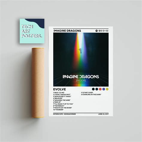 Imagine Dragons Evolve Album Cover Poster