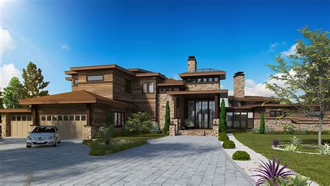 Dramatic Northwest Home With Contemporary Styling 12945kn