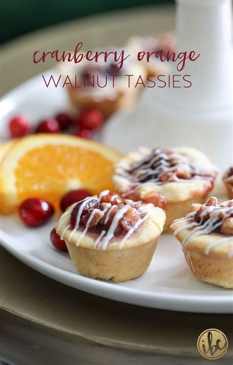 Delia's coffee and walnut sponge cake recipe. Cranberry Orange Walnut Tassies for the Holiday #christmas ...