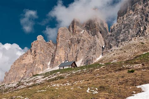 Landscape Of The Three Peaks Of Lavaredo Tre Cime Di Lavaredo