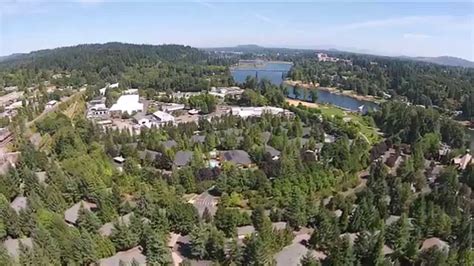 Aerial Video Of Lake Oswego Oregon Youtube