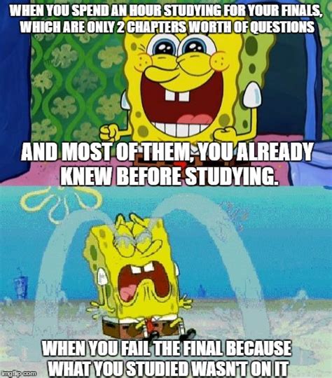 19 Spongebob Memes About College Factory Memes