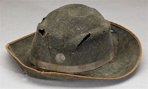 A Black Hat Worn By Buck Ransom 12th Virginia Cavalry Ransom Was