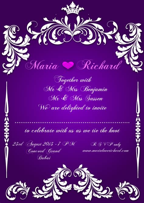 Having a fun artsy version of you as a couple on your wedding card is definitely a memory for a life time. Wedding Invitation Card design by ziyaaf on DeviantArt
