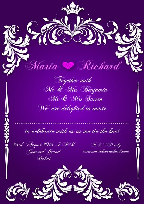 Ms word wedding invitation template software is a solution for users who need to create invitations to their weddings. Wedding Invitation Card design by ziyaaf on DeviantArt