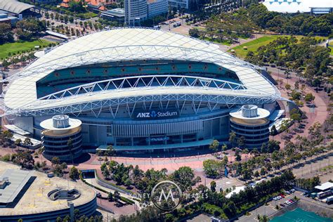 Aerial Stock Image ANZ Stadium Olympic Park
