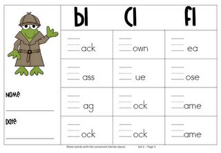 First grade english language arts worksheets. New Worksheets | Blends worksheets, Phonics blends ...