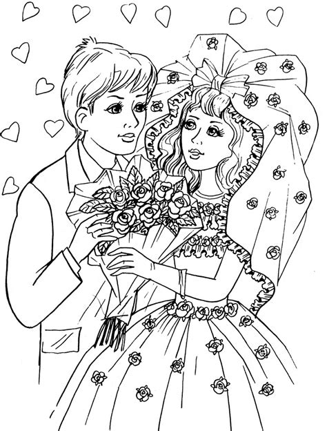 Colorați personajele iubite în creion sau vopsele. nunta print printesa imagini de colorat ~ Desene Imagini ...