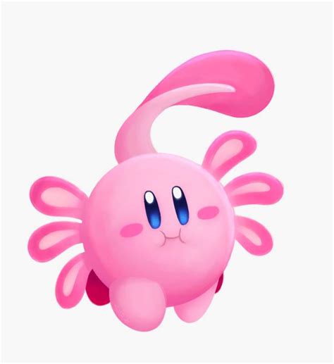 A Wild Kirbolotl Has Appeared Kirby Amino