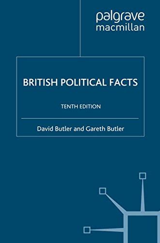 British Political Facts Kindle Edition By Butler D Politics