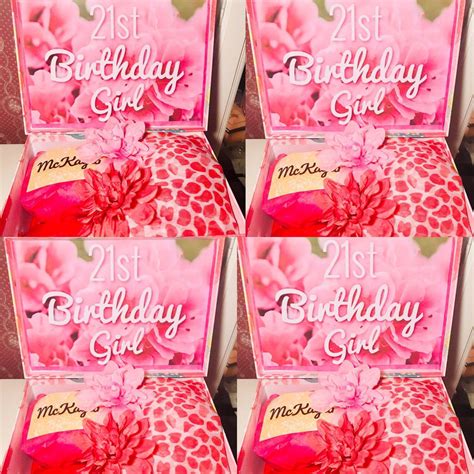 Best gift for girlfriend on her 21st birthday. 21st Birthday YouAreBeautifulBox. Birthday Girl Care ...