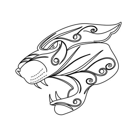 Panther Drawing Outline At Getdrawings Free Download