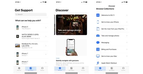 Apple Support App Gets New Discover Section With Device Tutorials The