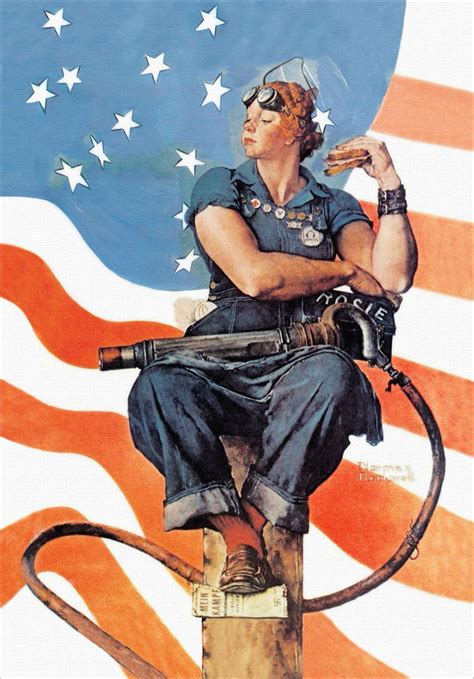 Mary Doyle Keefe Aka The Original Rosie The Riveter Norman