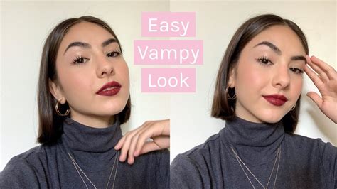 Easy Vampy Fall Makeup Tutorial Making It Up Youtube